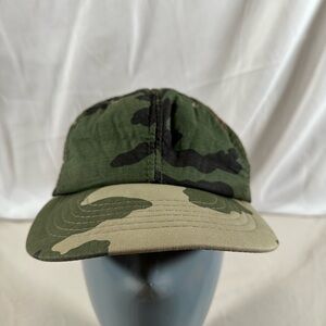 Camouflage SnapBack Headwear Vintage Y2K Military Grunge Foam Lined